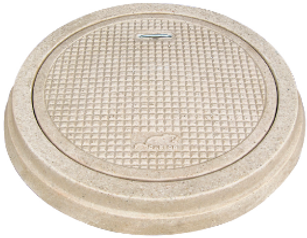 Brocal con Tapa para Pozo de Visita sin Bisagra. Residencial para 14 Toneladas